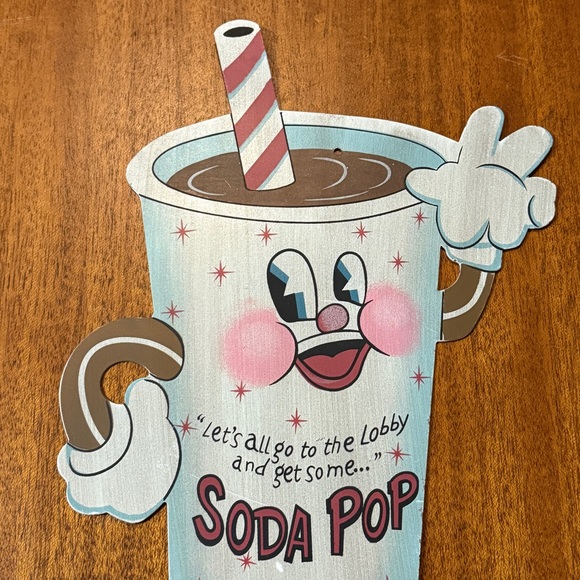 Retro Hot Dog and Soda Pop Let’s All Go To The Lobby Metal Signs 15” - Picture 8 of 16